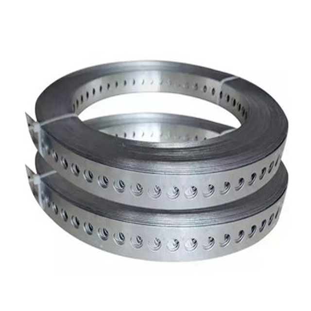 First steel q195 19mm 32mm packing steel strap perforated galvanised steel band strap with holes prices per ton